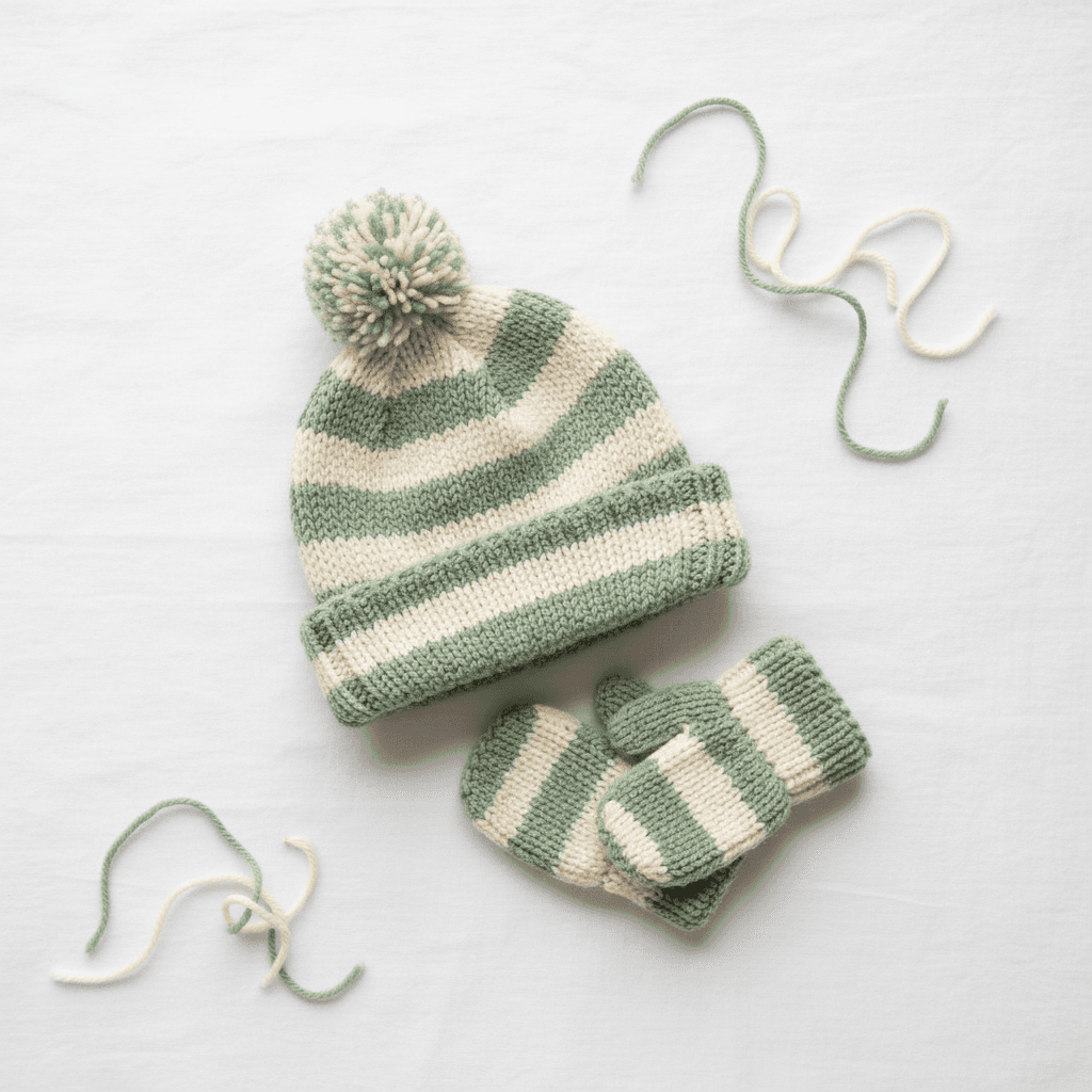 Newborn Mittens & Hat Set